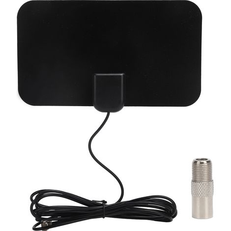 Antenne Numérique HD Intérieure à Haute Réception - Noir 170‑240MHz 470‑860MHz (1/5)