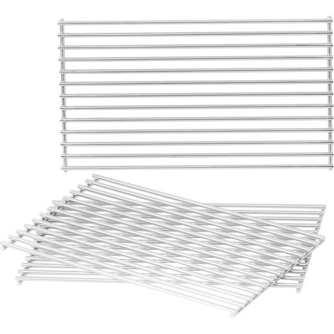 Lot de 3 grilles de rechange pour barbecue à gaz Burnhard Big FRED - 41,5 x 70,5 cm