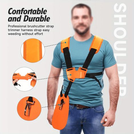 Kit complet de harnais d’épaule universel pour taille-haies, adapté aux pièces pour taille-haies Weedwacker, débroussailleuses série FS, KM de Sthil. (1/4)