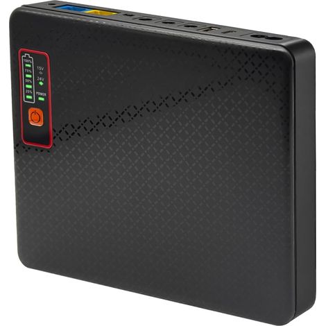 Onduleurs Mini UPS 12V⎓1,5A Onduleurs USB 5V⎓2A 16000mAh(50Wh) Mini Onduleurs pour Routeur Modem (1/5)