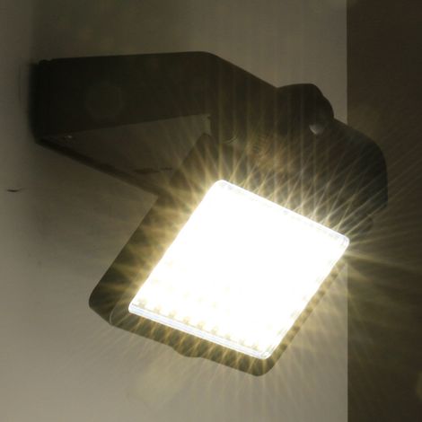 Projecteur solaire SAN ANTONIO 1000lm/20lm noir orientable avec capteur LUXFORM (1/5)