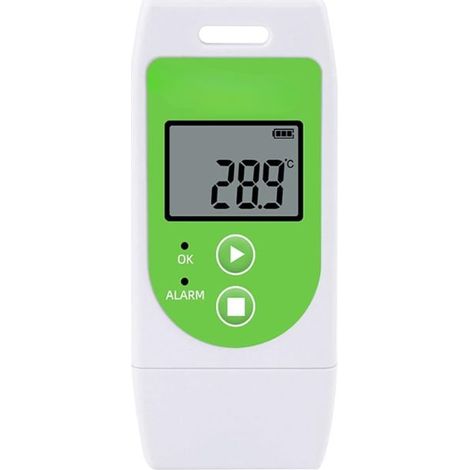 Thermomètre Enregistreur de Données USB Température Réutilisable 32000 Points Vert - AUTRES (1/4)