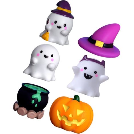 6 Pièces Figurine Halloween en Résine, Décor Miniature Réaliste Ornements Miniatures, Accessoires Miniatures D'halloween, Kit Miniature D'halloween, Accessoires pour Maison Miniature (1/5)