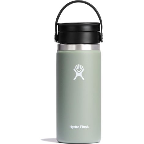 Hydro Flask - Coffee Flask - Termos da viaggio per caffè 473 ml (16 oz) - Acciaio inossidabile con isolamento sottovuoto e coperchio a prova di perdite - Wide Mouth - Agave (1/5)