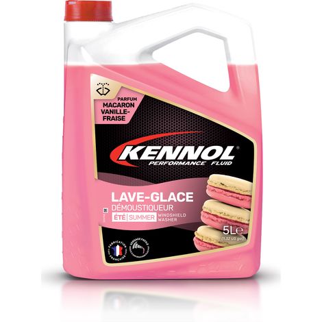 KENNOL Lave glace démoustiqueur été parfum macaron vanille/fraise, bidon 5 litres