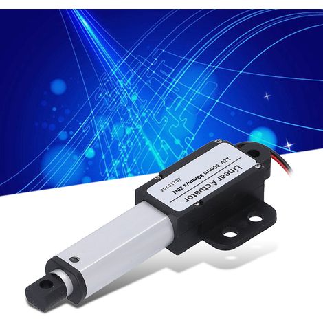 Miniaturisierter 30-mm-Daumenlinearaktuator mit Flügeln für die Haushaltsgeräte-, Möbel-, Medizin- und Automobilindustrie. Elektrischer Daumenlinearmotor. Hub: 30 mm – 30 mm/s – 20 N (1/5)