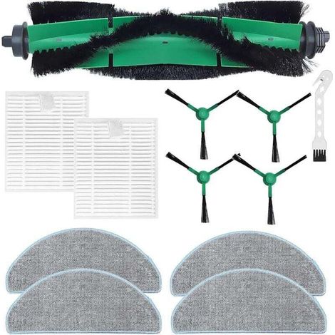 Accessoires Compatibles pour Aspirateur Robot Brosse Rotative Filtres Chiffons Nettoyage Brosses Latérales (1/4)