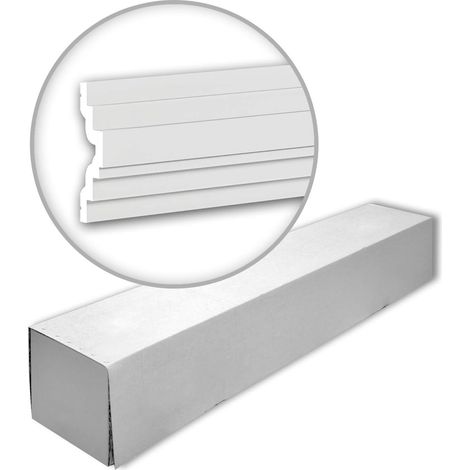 Profhome 651802-box 1 Scatola 24 pezzi Cornice Parete Fregio design moderno  48 m