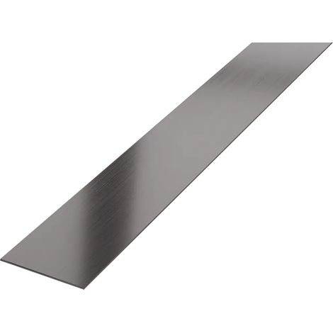 Ilcom Dekorativer Wandstreifen I aus Edelstahl  38mm x 2700mm x 0.65mm - Gunmetal