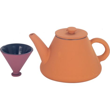 Teiera in Ghisa Arancione 0,4l