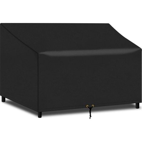 Sitzbezug Gartenbank wasserdicht 163x66x63 89cm 3 Seater 420d schwarz (1/5)