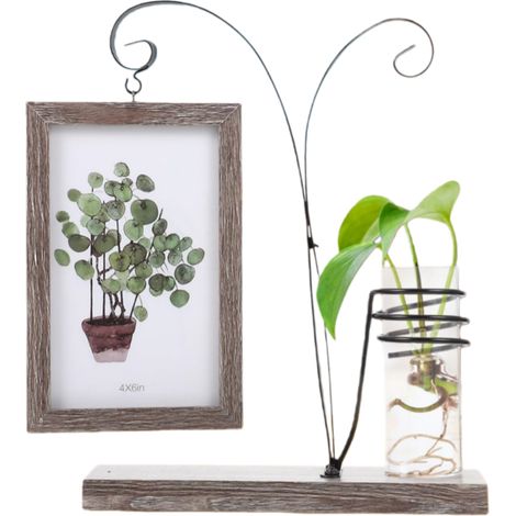 Cadre Photo Hydroponique à Double Face Support Décoratif Nordic Pour Maison Et Bureau Pour Photos Et Fleurs Surprenant Pour Et Famille
