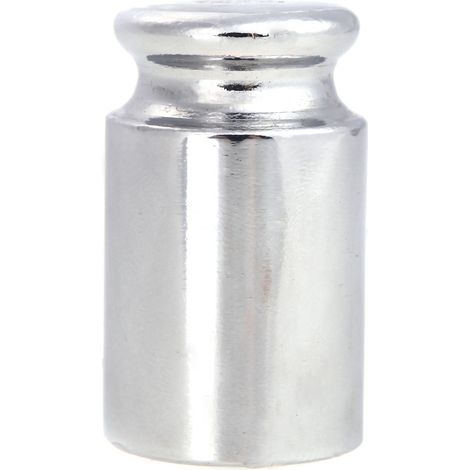 Pesa de calibración cromada de 200 g, de precisión para básculas digitales, cocina, joyería y calibración de laboratorio. (1/5)