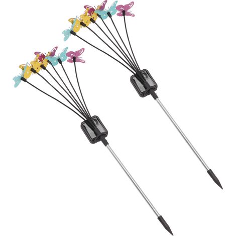 Stück Solar-Erdspießleuchten, dekorative Gartenleuchten für den Außenbereich, IP65 wasserdicht (1/5)