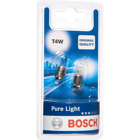 LAMPADINA PER LUCI DIREZIONE E POSIZIONE T4W - 12 V - 4 W - attacco BA9s - 2 pezzi