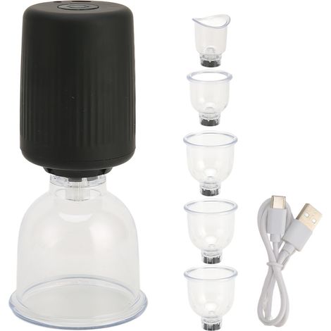 Appareil de ventouse électrique intelligent 6 ventouses chauffantes, massage corporel par drainage, appareil de massage par ventouses (1/5)