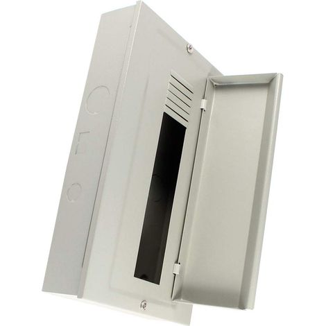 Graues Metall - Rechteck 10-12 Wege Stromverteilungsbox GCover Cover