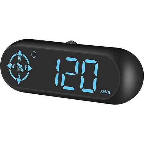 Compteur de vitesse GPS numérique universel pour voiture avec affichage tête haute (HUD) pour tous les véhicules (G9) (1/5)