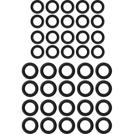 Joints toriques pour nettoyeur haute pression électrique, compatibles avec les raccords rapides 1/4", 3/8" et M22, lot de 40. (1/5)
