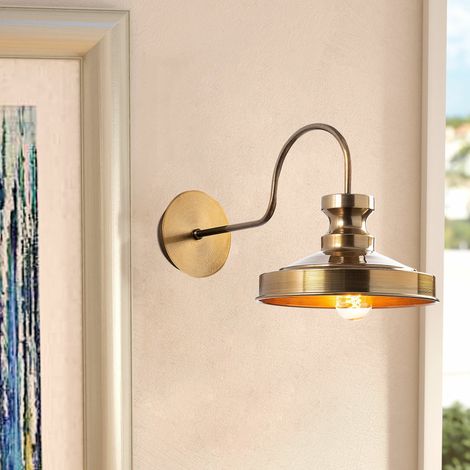 Wandlampe 1-Licht Gold Metal Allure