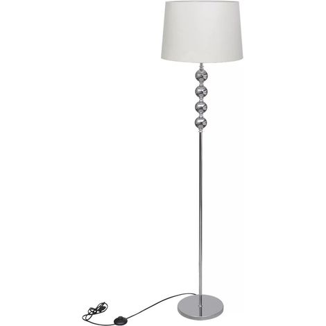 Stehlampe Stehleuchte Lampe Leuchte Standleuchte weiß vidaXL