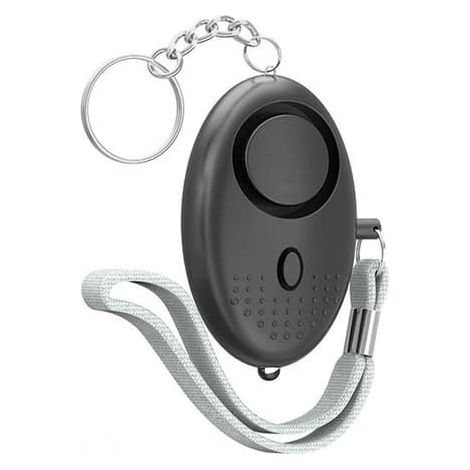 Alarme de poche 140 dB, porte-clés alarme personnelle pour femme (noir) (1/5)