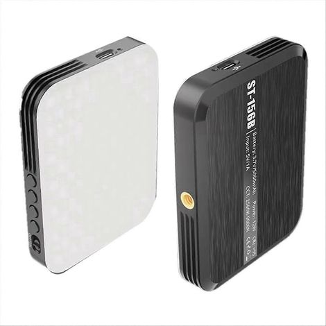 Tragbare 5000mAh Taschenlampe, 10 Helligkeitsstufen, 3 Beleuchtungsmodi, Mini-Selfie-Licht für Computer und Mobiltelefon. (1/5)
