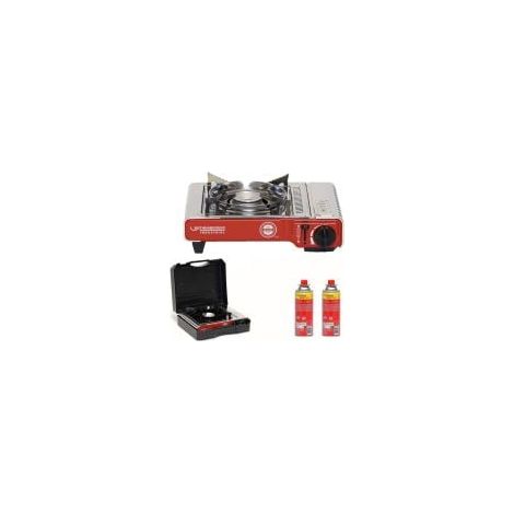 ROTHENBERGER  Industrial  Campingkocher  2,2  kW  Deluxe  RS  220  inkl.  2x  RoButan  220  gr.  -  1500004233 (1/5)
