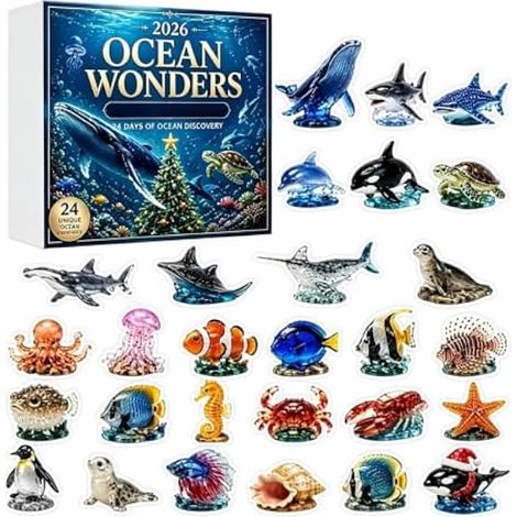 Calendrier de l'Avent aux Créatures es Objet Souvenir Plat 2D Thème (1/5)