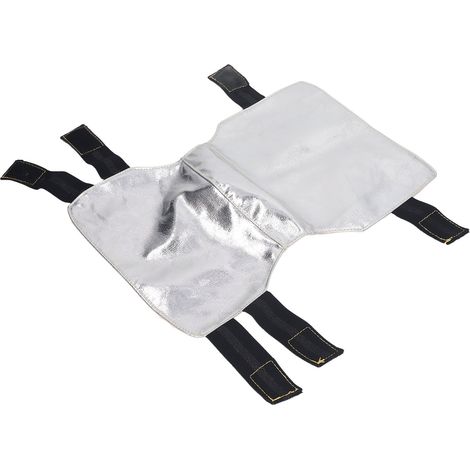 1 Paar Schweißer-Knieschutz, feuerfest, mit Aluminiumfolie isoliert (1/5)