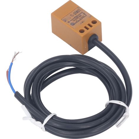 5-mm-induktiver Näherungssensor, 2-Draht-NPN-Erkennung, normalerweise offen, quadratischer Metallschalter, 10–30 V DC-Netzteil (1/5)