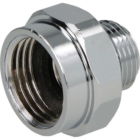 Réduction 1/2’’ FF x 3/8’’ FM métal chromé