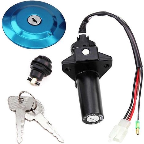 Antivol de moto avec clé pour contacteur d'allumage et bouchon de réservoir de carburant pour YBR125 (1/5)
