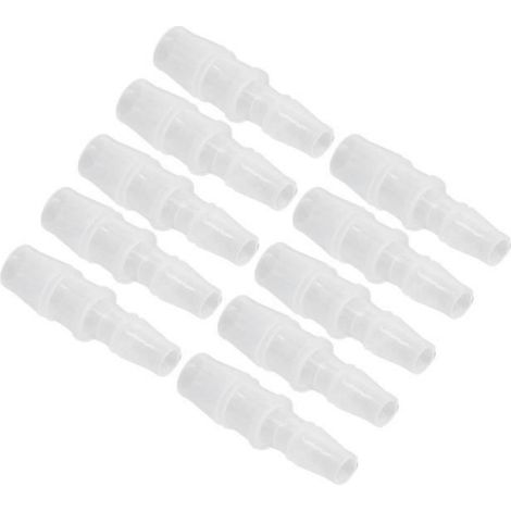 Adaptateur Pompe À Air - Raccord PP Droit Réducteur - Pour Tuyaux Pompe et Silicone - 10 Pièces (1/4)