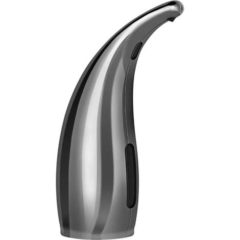 Distributeur de savon (gris clair) automatique sans contact avec capteur, 1 distributeur intelligent pour savon liquide vaisselle et shampoing, 300 ml, à poser sur table. (1/5)