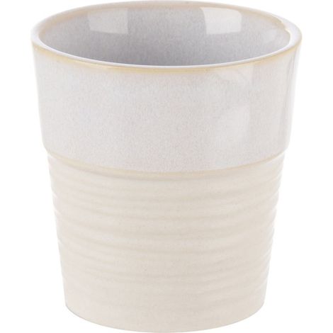 Espressobecher aus Steingut, kleines Kaffeeglas, 80 ml