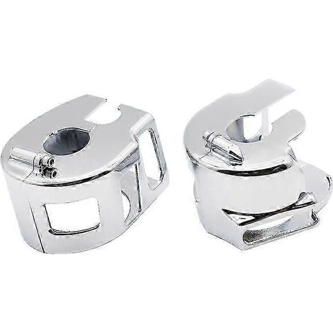 Cache-interrupteurs chromés pour Yamaha V-Star 650 Classic 1998-2010 1999 2000 2001 2002 2003 2004 2005 2006 2007 2008 2009 (1/5)