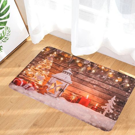 Weihnachtliche Willkommens-Fußmatten, Teppiche, Küchenmatten, Badteppiche, Schlafzimmer- und Wohnzimmerteppiche – Dekoration (1/5)