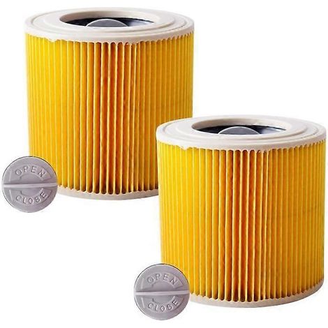 Filtre Nispira A2004 pour aspirateurs Kärcher eau et poussière WD2.200, WD2.250, WD3.200, WD3.300, A2054, A2204, A2656 (lot de 2) (1/5)