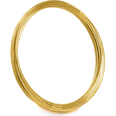 20PZ FILO DI OTTONE COTTO Ø filo mm.0,6 mt.20
