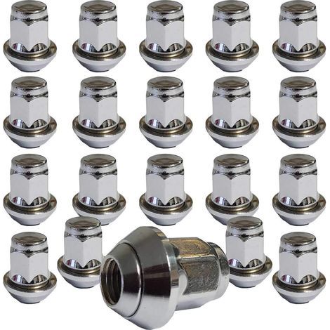 20 Radmuttern für Original Ford Alufelgen mit Schrägflansch Leichtmetallfelgen M12 x 1,5