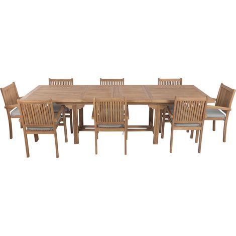 Mesa Comedor Set 9 Teca 210X100X76 310 Extensible (1/5)