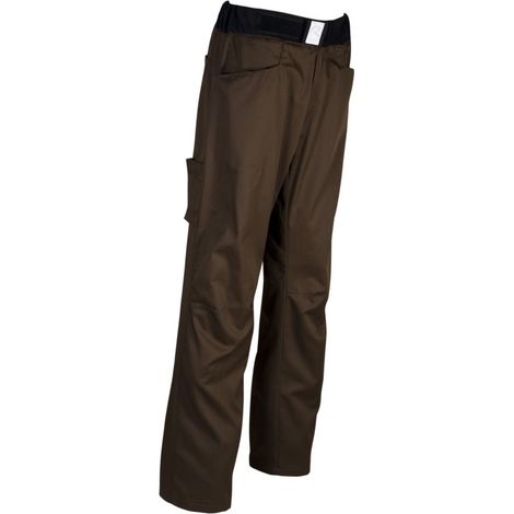 Pantalon de cuisine ceinture éponge élastiquée Robur Arenal Chocolat S
