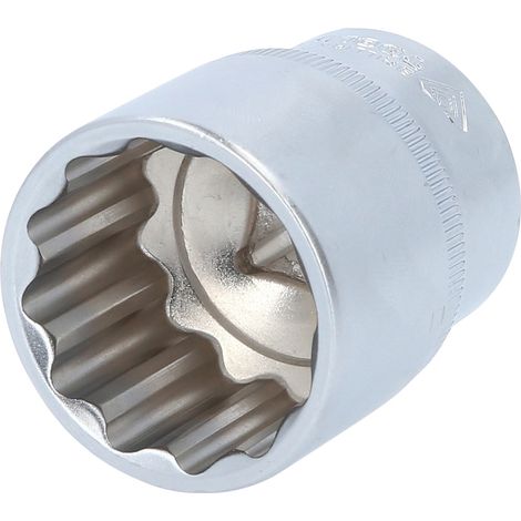 BRILLIANT TOOLS 1/2" Zwölfkant-Stecknuss 30 mm - BT022430 (1/5)