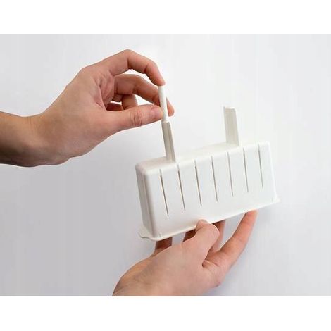 Vero Kit di irrigazione 8 trecce bianche in plastica resistente
