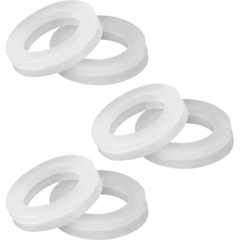 Lot de 6 joints toriques en caoutchouc silicone de rechange compatibles avec le couvercle du mini blender à smoothies WMF Kult X Mix & Go avec 4 lames en acier inoxydable (ne convient pas aux couvercl (1/5)