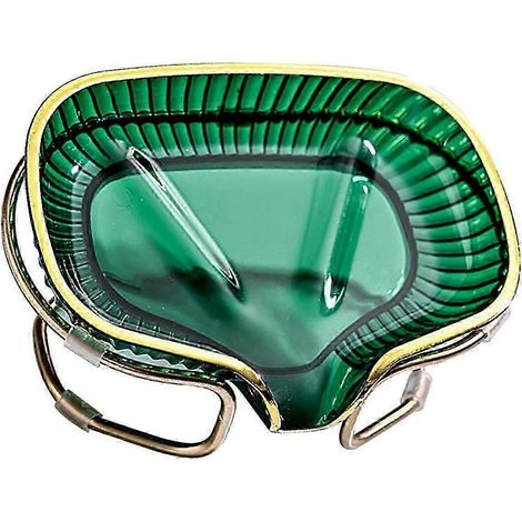 Porte-savon, étagère à savon, plateau à savon, boîte à savon pour évier de cuisine-Green (1/5)