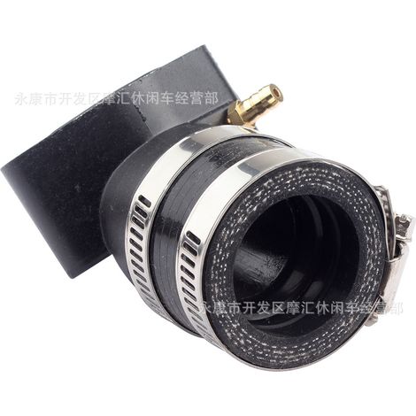 Skateboard, Motorcycle, ATV, Four-Wheeled Beach Go-Kart GY6 150CC Carburetor Intake Manifold Connector 27MM (1/4)