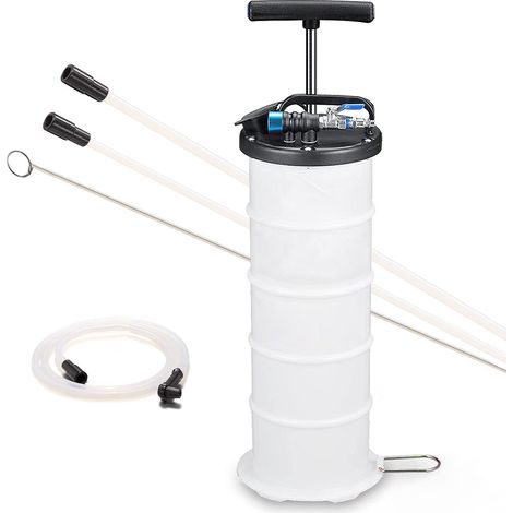 Extractor de aceite, liquido frenos y otros fluidos Sangrador manual y neumatico 9 litros para coches, motos, furgonetas, etc. (1/2)
