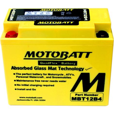 BATTERIA MOTOBATT AGM MBT12B4 12V 11Ah BQ016